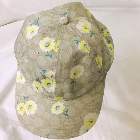 Coach Daisy Print Baseball Cap NWOT - Picture 4 of 5